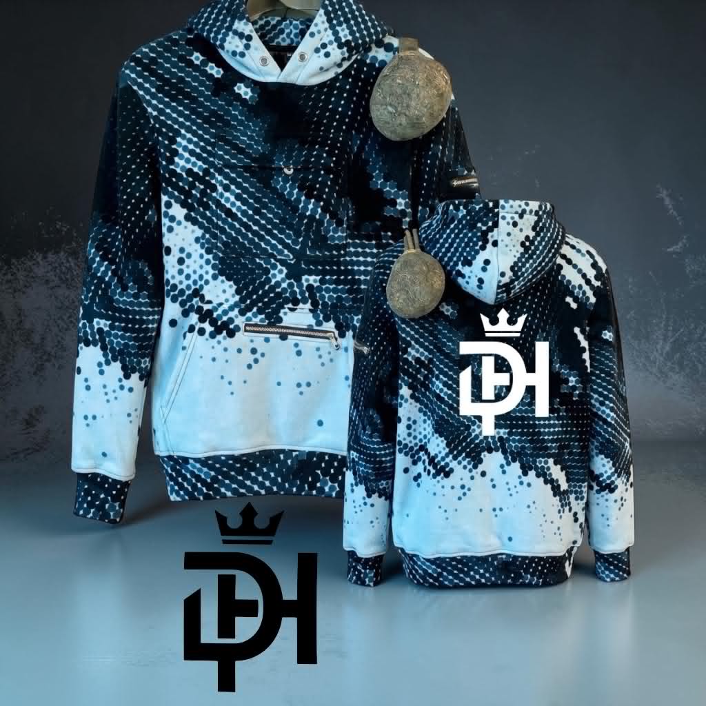 Patterned Hoodie Set